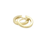 Perfect Love .05ct Diamond Gold Huggies