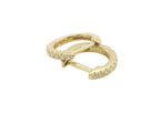 Perfect Love .05ct Diamond Gold Huggies