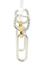 Perfect Love 0.25ct Diamond Two-Tone Diamond Dangle Earrings