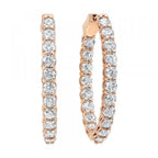 14Kt Yellow Gold Diamond 1Ctw Earring