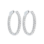 14Kt Yellow Gold Diamond 1Ctw Earring