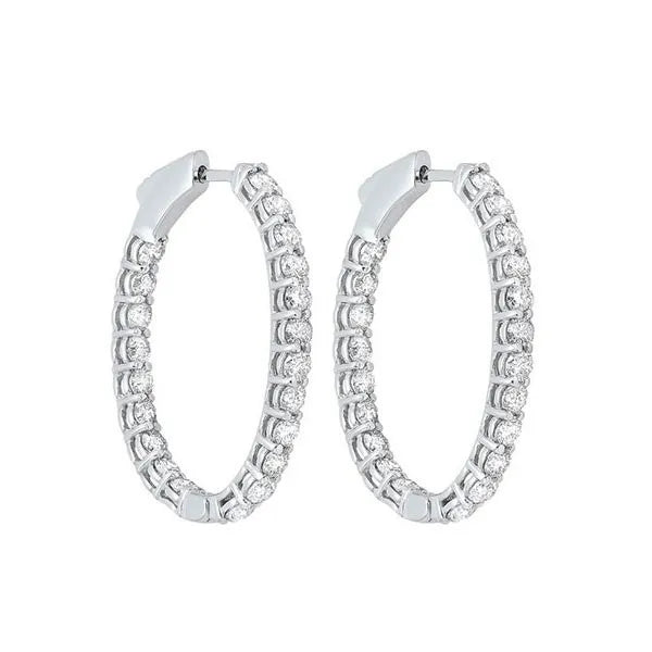 14Kt Yellow Gold Diamond 1Ctw Earring
