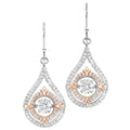 Silver Rose Earring