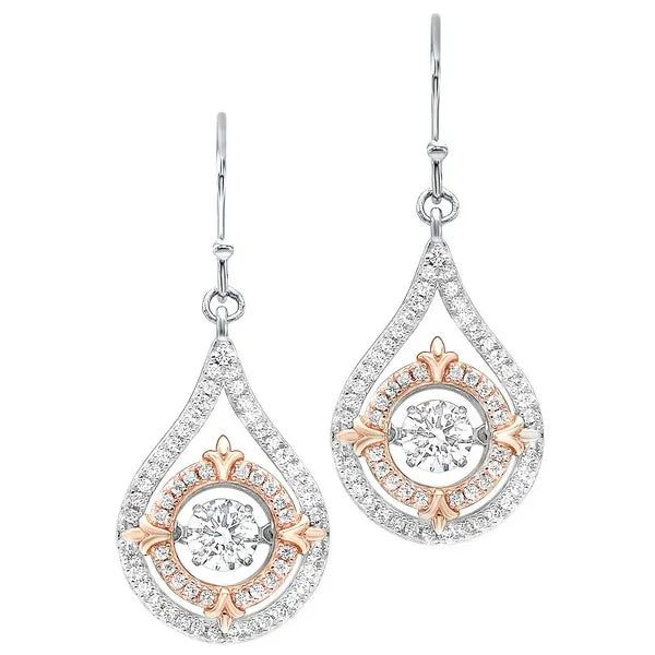 Silver Rose Earring