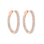 14Kt Yellow Gold Diamond 1Ctw Earring