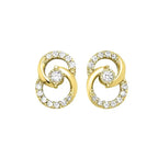 10Kt Yellow Gold Diamond 1/4Ctw Earring