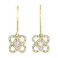 14Kt Yellow Gold Diamond 1/4Ctw Earring