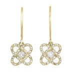 14Kt Yellow Gold Diamond 1/4Ctw Earring