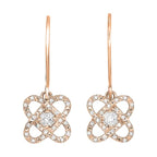 14Kt Yellow Gold Diamond 1/4Ctw Earring