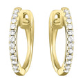 10Kt Yellow Gold Diamond 1/10Ctw Earring