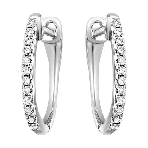 10Kt Yellow Gold Diamond 1/10Ctw Earring