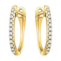 10Kt Yellow Gold Diamond 1/10Ctw Earring