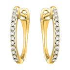 10Kt Yellow Gold Diamond 1/10Ctw Earring