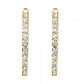 14Kt Yellow Gold Diamond 1/4Ctw Earring