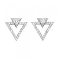 14Kt White Gold Diamond 1/2Ctw Earring