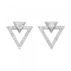 14Kt White Gold Diamond 1/2Ctw Earring