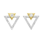 14Kt White Gold Diamond 1/2Ctw Earring