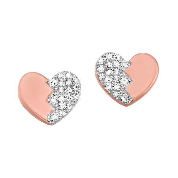 10Kt Yellow Gold Diamond 1/8Ctw Earrings