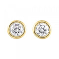 14Kt Yellow Gold Diamond 1/4Ctw Earring
