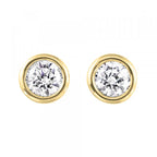 14Kt Yellow Gold Diamond 1/4Ctw Earring