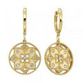 14Kt Yellow Gold Diamond 1/4Ctw Earring