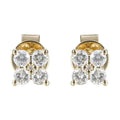 14Kt Yellow Gold Diamond 1/3Ctw Earring