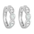 14Kt White Gold Diamond 3/8Ctw Earring