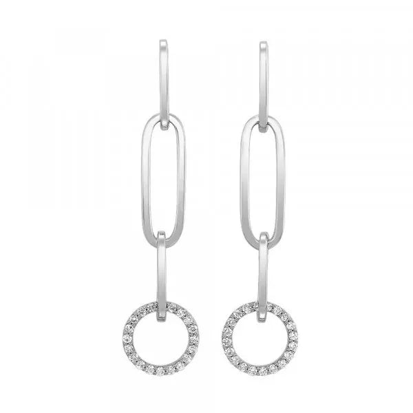 14Kt Yellow Gold Diamond 3/4Ctw Earring