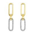 14Kt Yellow Gold Diamond 1/3Ctw Earring