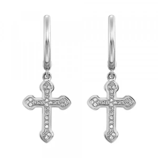 14Kt Yellow Gold Diamond 1/20Ctw Earring