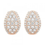14Kt Yellow Gold Diamond 1 5/8Ctw Earring
