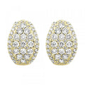 14Kt Yellow Gold Diamond 1 5/8Ctw Earring