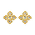14K Yellow Gold Diamond 1/4Ctw Earrings