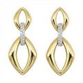 14K Yellow Gold Diamond 1/3Ctw Earrings