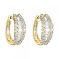 14Kt Yellow Gold Diamond 1 1/2Ctw Earring