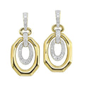 14K Yellow Gold Diamond 1/3Ctw Earrings