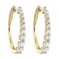 14Kt Yellow Gold Diamond 1/2Ctw Earring