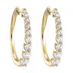 14Kt Yellow Gold Diamond 1/2Ctw Earring
