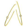 10K Yellow Gold Diamond 1/10Ctw Earrings
