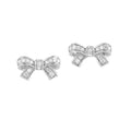 10K White Gold Diamond 1/7Ctw Earrings