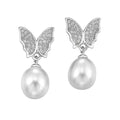 Silver Pearl Earrings