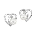 Silver Pearl Earrings