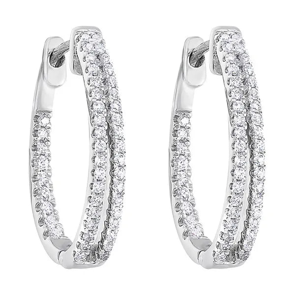 10Kt Yellow Gold Diamond 1/2Ctw Earring