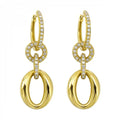 14K Yellow Gold Diamond 3/8Ctw Earrings