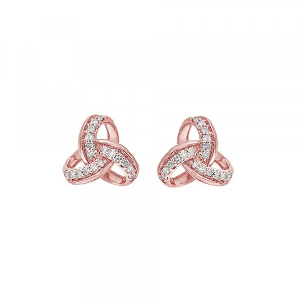 10Kt Yellow Gold Diamond 1/10Ctw Earring