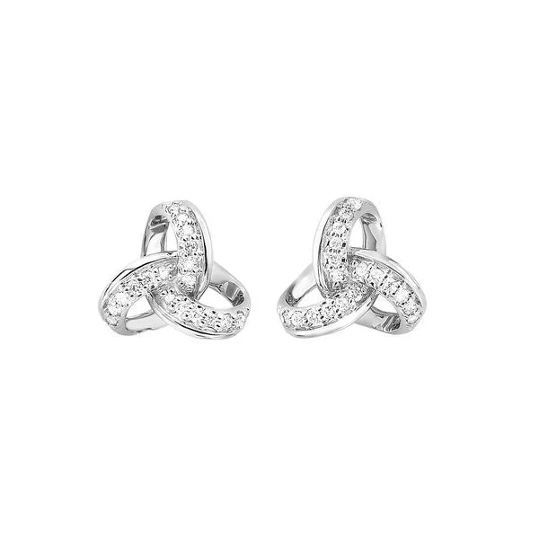 10Kt Yellow Gold Diamond 1/10Ctw Earring