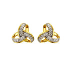10Kt Yellow Gold Diamond 1/10Ctw Earring