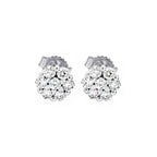 14Kt Yellow Gold Diamond 1/10Ctw Earring