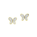 10Kt Yellow Gold Diamond 1/10Ctw Earring