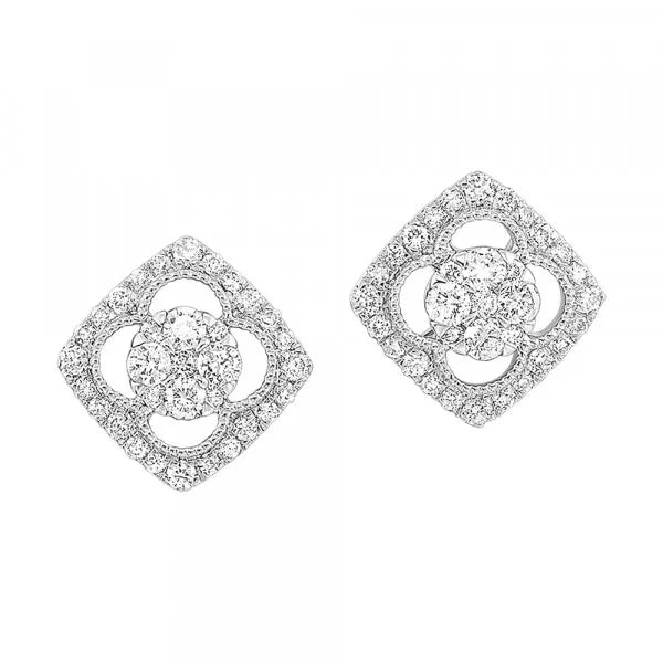 14Kt Yellow Gold Diamond 1/2Ctw Earring